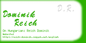dominik reich business card